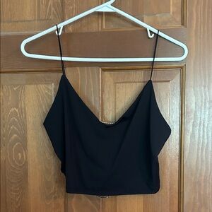 Chic Black Camisole Top